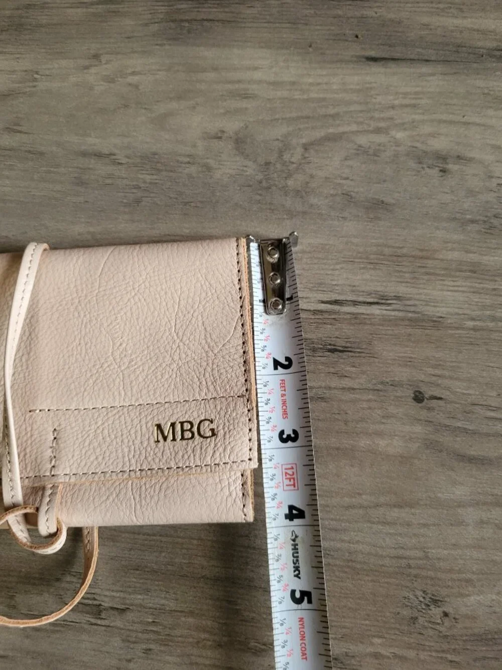MARK & GRAHAM PINK LEATHER WALLET